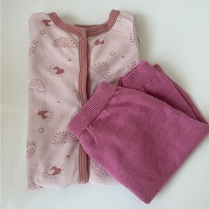 Zara Baby Pants + Footed Bodysuit by Target| Pink Bundle 🌸